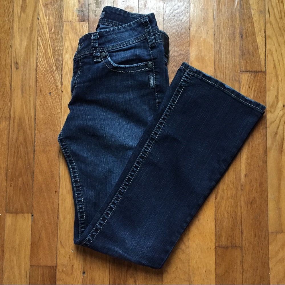 Silver Suki Surplus Dark Wash Boot Cut Jeans